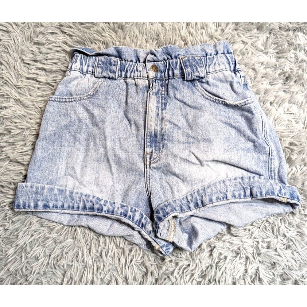 Pistola Jean Shorts Womens Size Small Blue Denim Stretch Cotton Blend 26‎ Waist